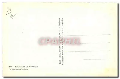 Place du Capitole — Toulouse — editor L'Abouche — Verso