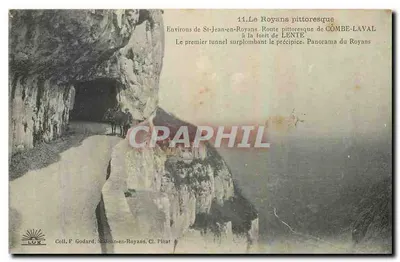 O Royans pitoresco — Entorno de St-Jean-en-Royans, Rota pitoresca de COMBE-LAVAL — Coleção F. Godard, St-Jean-en-Royans, Cl. Pinat