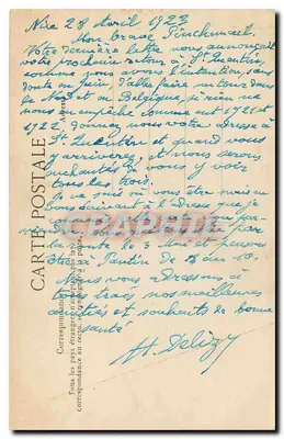 Costa do Azul - Beaulieu e o Cabo Ferrat — Editor E.P. n° 1788 — Verso