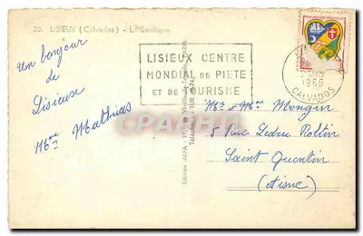 A Basílica do Sagrado Coração de Lisieux — Edição ALPHA — n°20 — Verso