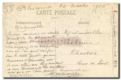 Bar-le-Duc - Estátua do Maréschal Exelmans - E. C. — Verso