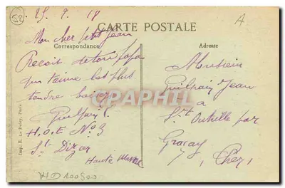 Saint-Dizier — Monumento da Defesa de 1544 — A. Gauthier, Editor — Verso