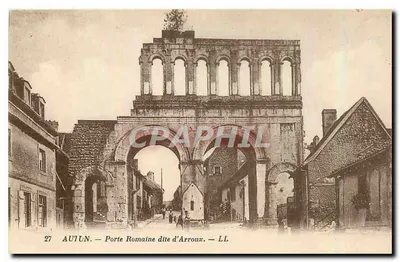 Autun — Porta Romana chamada de Arroux — LL