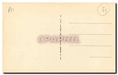 Reims — Porta de Marte — editor A.P.C. n° 111 — Verso