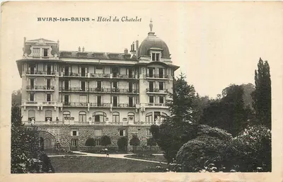 EVIAN-les-BAINS — Hotel du Chatelet — editor não visível