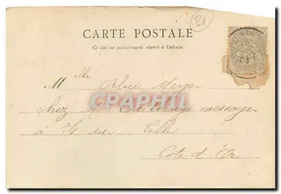 Dijon — Puits de Moïse (Zacharie, Daniel i Isaïe) — nieznany wydawca, numer seryjny nie widoczny — Rewers