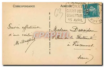 Clermont-Ferrand — Fontanna Amboise — G. J. — Rewers