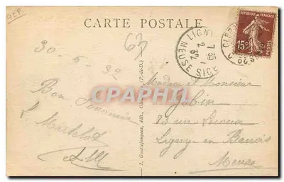 Royat — Ujęcie termalne — J. Gouttefongeas, wyd. — Rewers