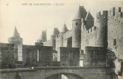 Cidade de Carcassonne — Les Lices — Editor não identificado, n° 27