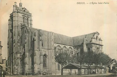 Dreux — A Igreja de São Pedro — Editor não identificado, n° de série 1
