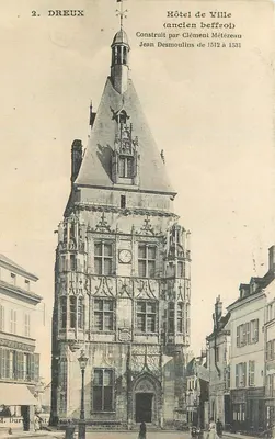 Dreux — Hotel de Ville (antigo sino de badalo) — M. Durvet, editor Dreux