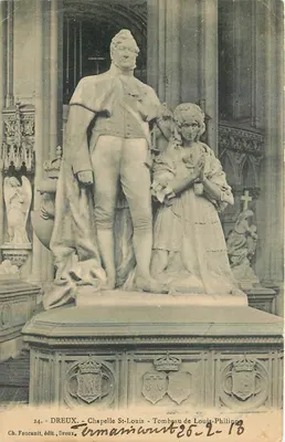 Capela São Luís - Túmulo de Luís-Filipe — Ch. Foucault, editor, Dreux, n°24