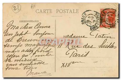 Capela São Luís - Túmulo de Luís-Filipe — Ch. Foucault, editor, Dreux, n°24 — Verso