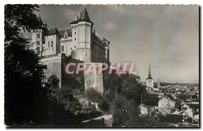 Castelo de Saumur — vista panorâmica — Les Éditions d'Art, Paris
