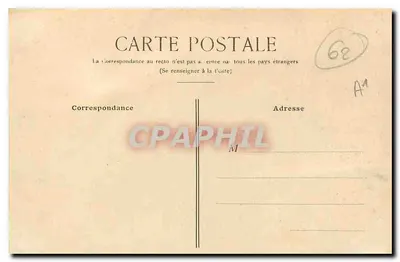 Bilhete postal antigo Paris Plage l'Hermitage — Verso