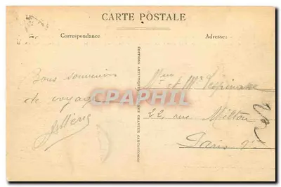 Carcassonne — Vista geral do Noroeste — Fot. Rouadière, Imp.-editora — Verso