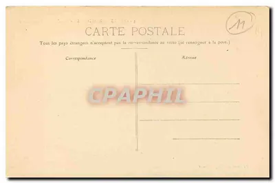 Cidade de Carcassonne — Subida da Porta d'Aude — Robineau, Imp. ed. 1907 — Verso