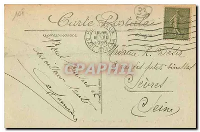 Bordeaux — Szczegółowy widok Pomnika Girondynów — Selecta, n° 1447 — Rewers