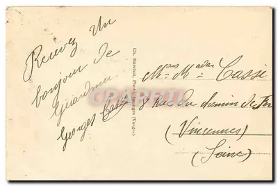 Gérardmer (Vosges) — Jezioro — wydawnictwo Piquet Gérardmer — Rewers