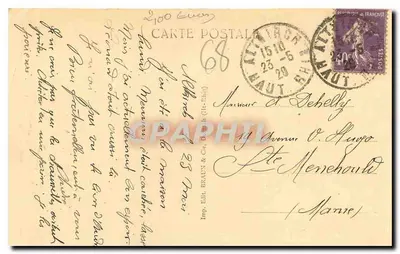 Alzaska — Nid sowy — wydawca Braun & Cie, nr 990 — Rewers