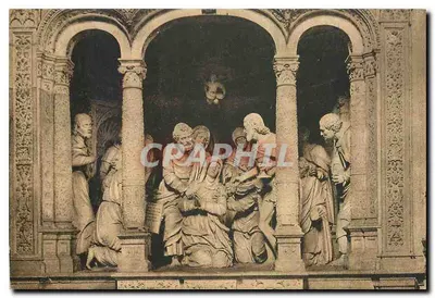 Os Santos de Solesmes — A morte da Virgem, 1553 — J. Malicot, Sable