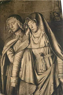 Os Santos de Solesmes — Nossa Senhora e São João ao túmulo de Cristo, 1496 — J. Malient, fot. Sable
