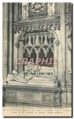 Túmulo da Duquesa de Orleães — Capela de São Luís — Escultor Chapu