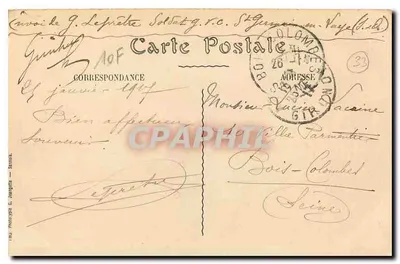 Arcachon (Côte d'Argent) — Bulwar Promenadowy — Widok ku Wielkiemu Hotelowi — BR - 231 — Rewers