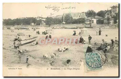 Arcachon — A Praia de Eyrac — Editor não visível, número de série não visível