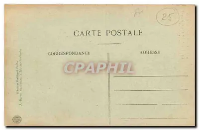 Salto del Dordo ghiacciato — Frontiera franco-svizzera — Editore Gaillard, n°143 — Verso