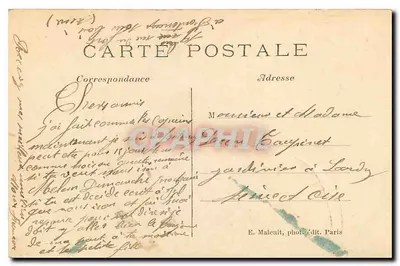 Bois de VINCENNES — La Grotta e i Bordini del Lago — E. M. — Verso
