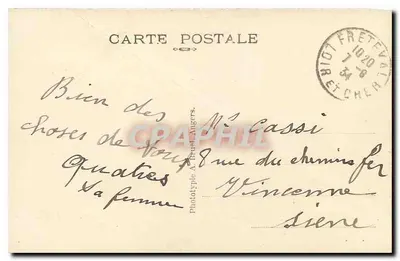Tours (Loire-et-Cher) — Vista geral do grande Ponte de Pedra e do rio Loire — A. B. Jacolard Lyon — Verso
