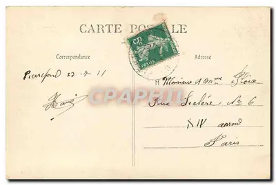 Quarto de Marie-Antoinette — Castelo de Compiègne — Decelle — Verso