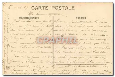 Toulouse - Ogólny widok rzeki Garonne — Wydawca Laborde Frères, nr 1 — Rewers