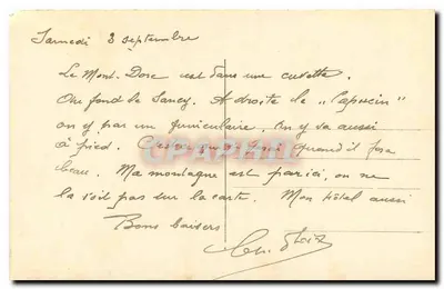 Mont-Dore — Vista geral — G.d'O. n°9 — Verso