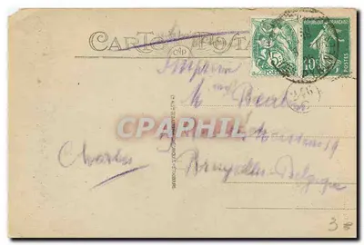 Cauterets - De cascade van het Pont d'Espagne — anonieme uitgever, nr. 64 — Achterkant