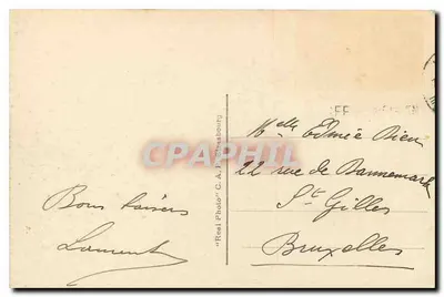 Lourdes. Dolina Argelès — widok z Pic du Jér — C.A. Pratsasbourg — Rewers