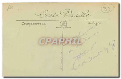 Bordeaux — Pomnik Girondyn i Quinconces — Selecta, n°205 — Rewers