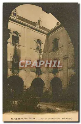 Thonon-les-Bains — Claustro do Hôtel-Dieu (século XVII)