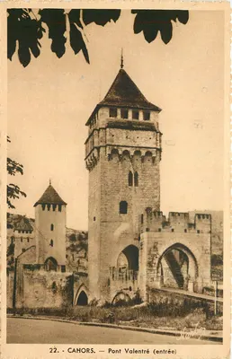 Cahors — Pont Valentré (entrada) — Edição Narbo, n°22