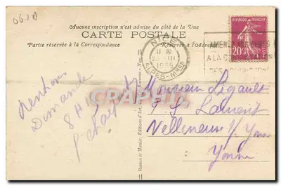 Monaco - A Catedral — R.M. — n°1248 — Verso