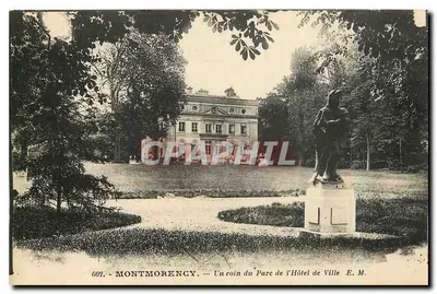 Montmorency — Um canto do Parque do Hotel de Ville — E. M. — n° 609