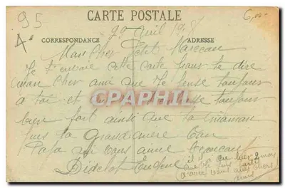 Pontoise - Muzeum — A. Sejes, Wyd. - Gliché Godetray — Rewers