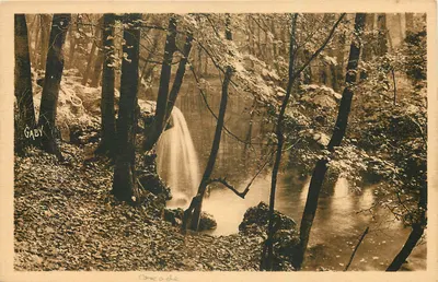 Cachoeira do lago no outono — Bois de Vincennes — Gaby