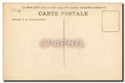 Zamek Ussé — Gmina Rigny-Ussé (Loir-et-Cher) — A. B. — Rewers
