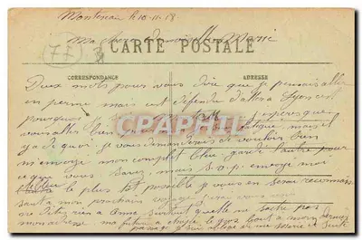 MORET-sur-LOING — Przepaść Borneau — L. C. n°29 — Rewers