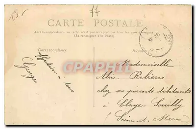 St-MARTIN-d'ABLOIS — Wodospady zamku — Wydane przez Atelier d'Argençon — Rewers
