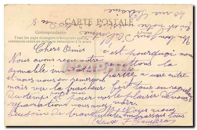 Mont Saint-Michel — Klasztor, Wieża Północna — wydawca nieznany, nr 1245 — Rewers