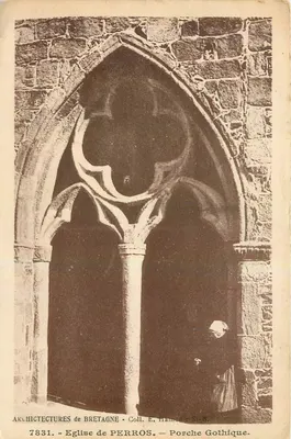 Igreja de Perros — Portal Gótico — Coleção E. Hamon, n° 5