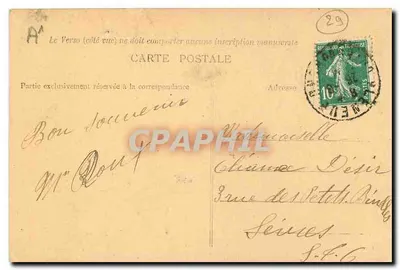 Val-André — Ogólny widok z Drogi Dahouët — Piekna Bretagna — Rewers